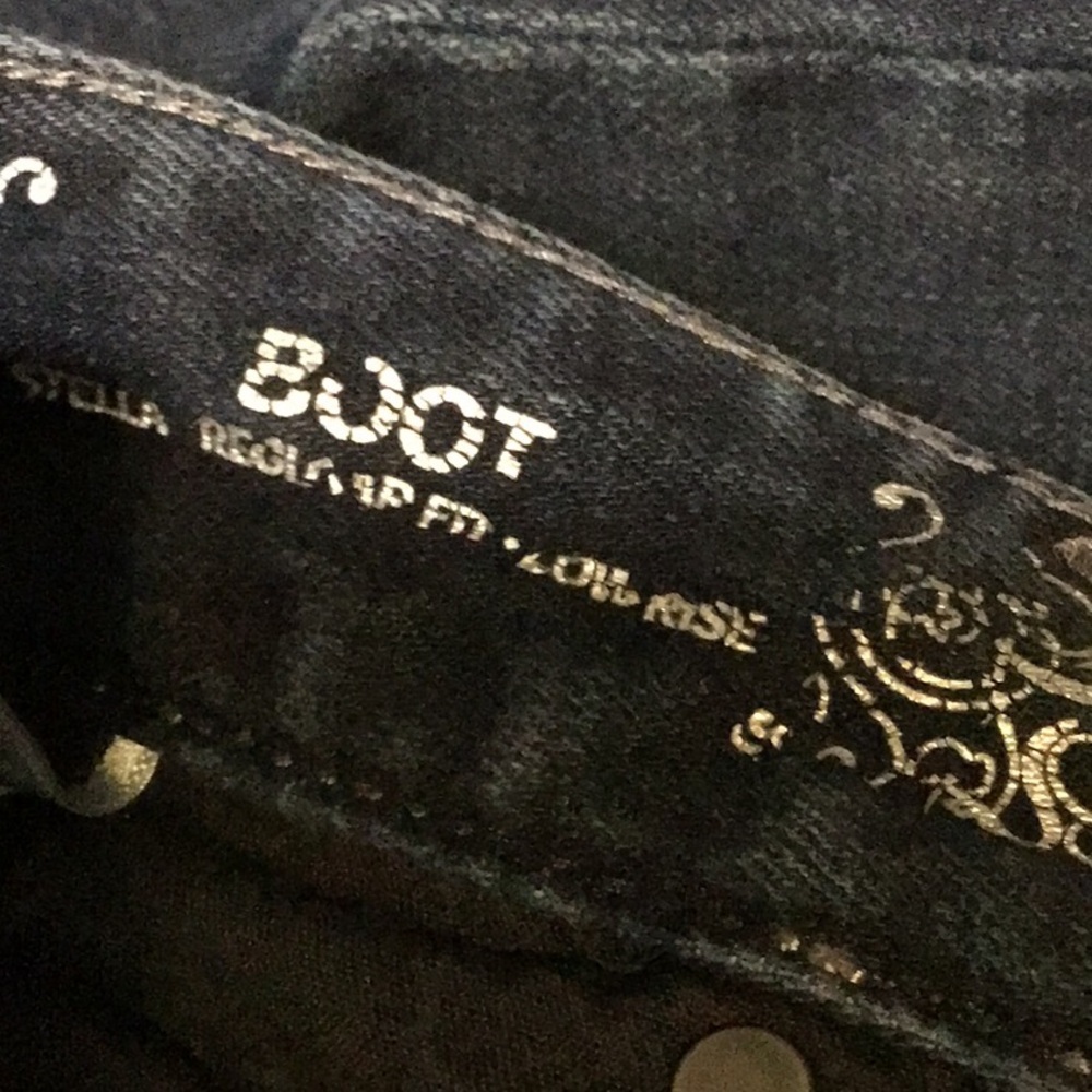 sac741❤️Low Rise Bootcut w/33" Inseam Express Demin Jeans - Picture 4 of 9